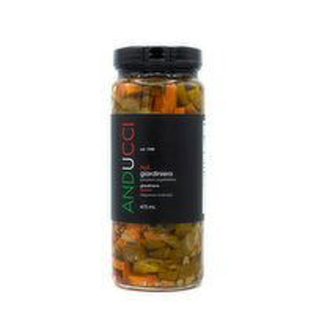 Anducci - Giardiniera Hot, 473 Millilitre
