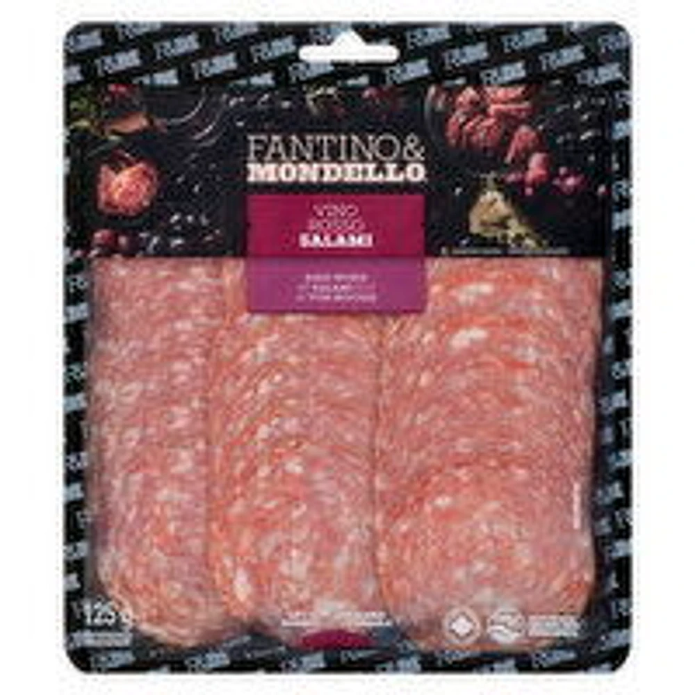 Fantino & Mondello - Red Wine Dry Salami, 125 Gram