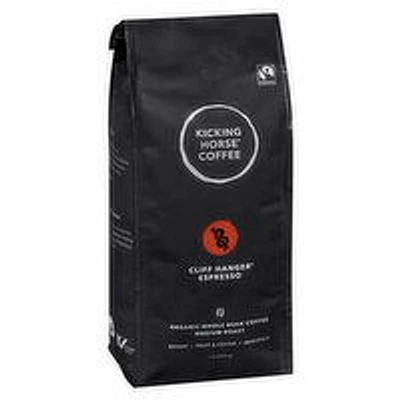 Kicking Horse - Organic Whole Bean Coffee, Cliff Hanger, Medium Roast., 454 Gram