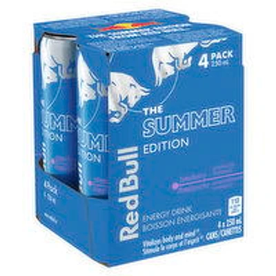 Red Bull - Red Bull Energy Sea Blue Edition, 4 Each