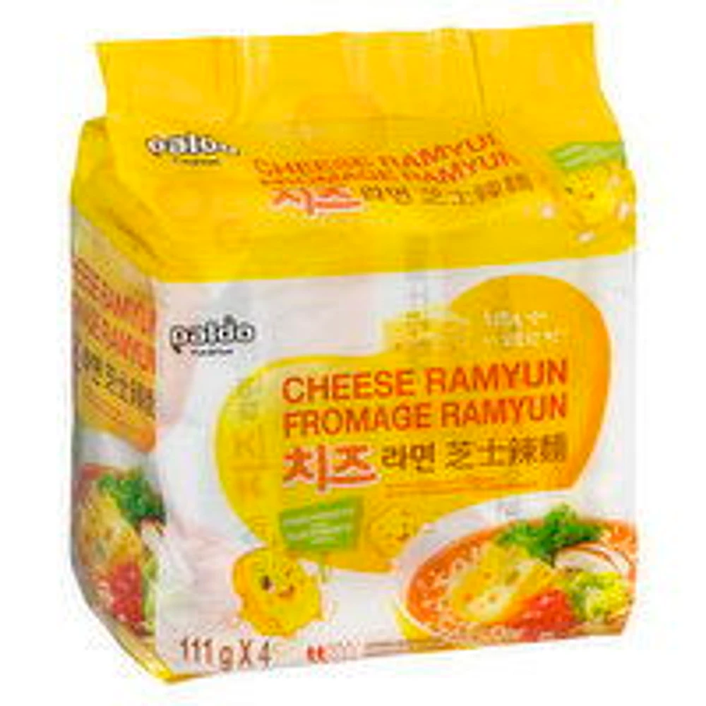 paldo - Cheese Ramyun Noodles, 4 Each