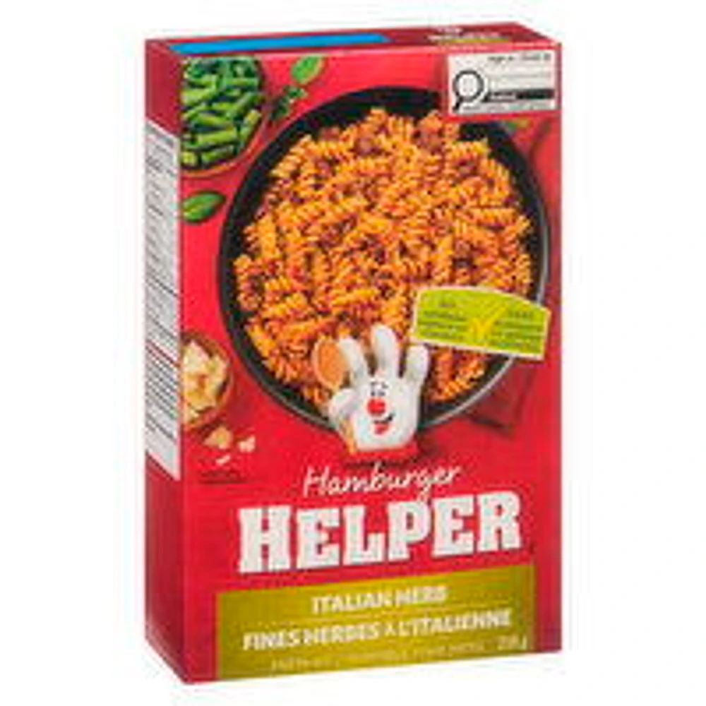 Betty Crocker - Hamburger Helper Italian Herb Dinner Kit, 218 Gram