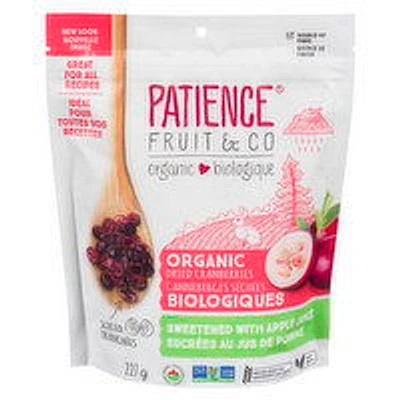 Patience Fruit & Co - Classic Dried Sweetened Cranberry Halves, 227 Gram