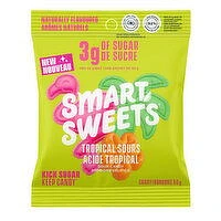 SMART SWEETS - Tropical Sours, 50 Gram