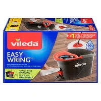 Vileda - EasyWring Spin Mop and Bucket System, 1 Each