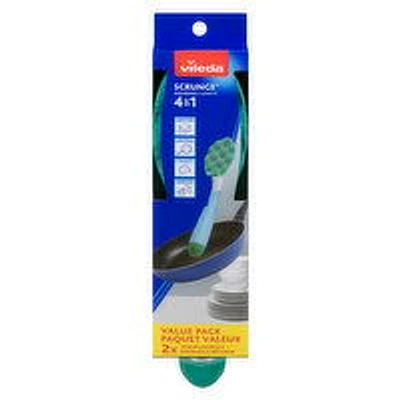 Vileda - Scrunge Dishwand 4 in 1, 1 Each