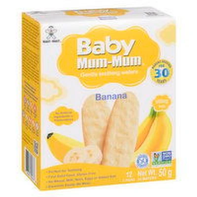 HOT-KID - Baby Mum-Mum Rice Rusks - Banana, 50 Gram