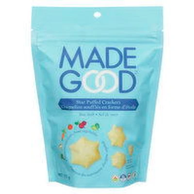 MADE GOOD - Sea Salt Star Puffed Crackers, 121 Gram