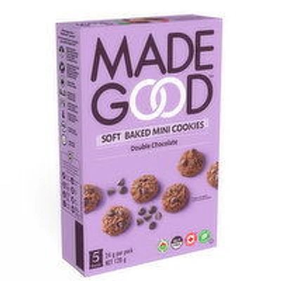 MADE GOOD - Double Chocolate Soft Baked Mini Cookies, 5 Each