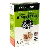 Bradley - Smoking Bisquettes, Apple Flavour, 24 Each