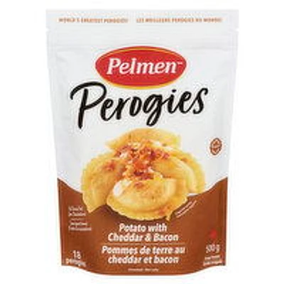 Pelmen - Perogies, Potato with Cheddar & Bacon, 500 Gram