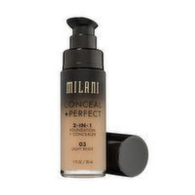 Milani - Conceal + Perfect Foundation Light Beige, 1 Each
