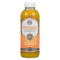 GT's - Synergy Raw Kombucha Mystic Mango, 480 Millilitre