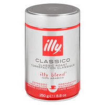 Illy - Classico Espresso Ground Coffee, 250 Gram