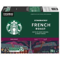 Starbucks - French Roast Coffee K-Cups, Dark Roast, 24 Each