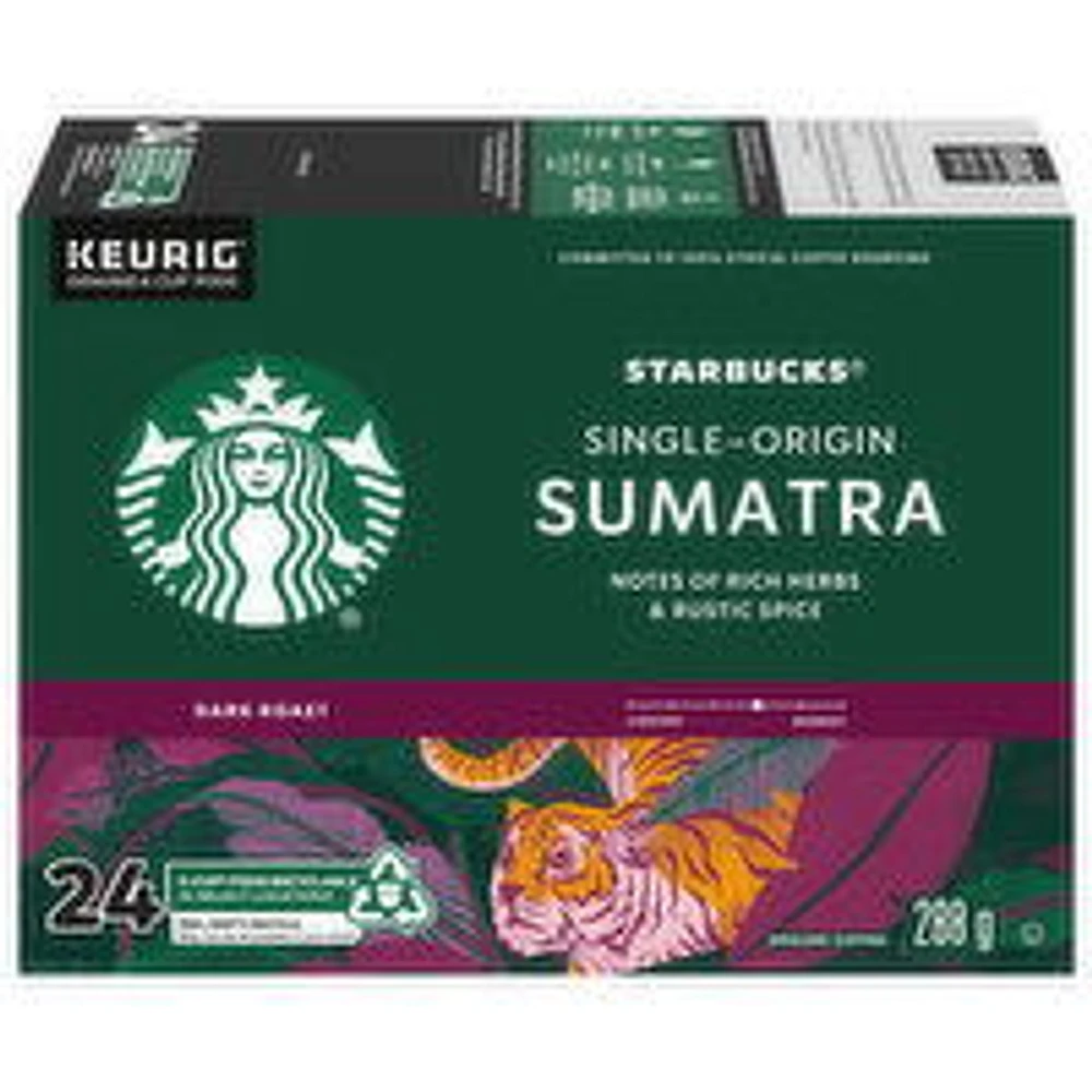 Starbucks - K-Cup Pods - Sumatra, 24 Each