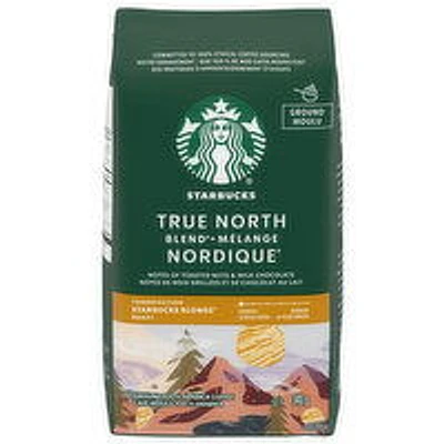 Starbucks - True North Blend Ground Coffee, Blonde Roast, 340 Gram