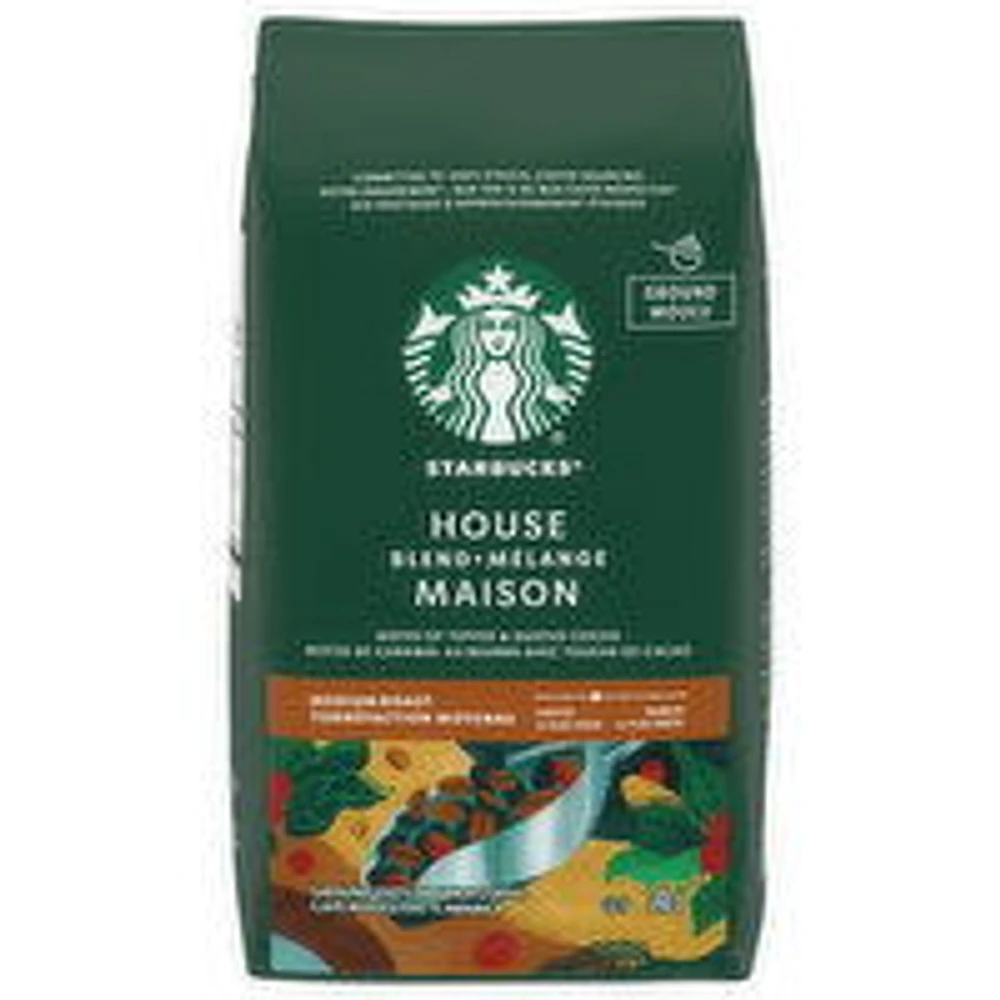 Starbucks - House Blend Ground Coffee, Medium Roast, 340 Gram