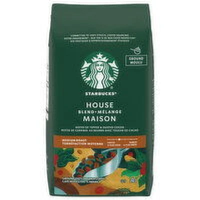 Starbucks - House Blend Ground Coffee, Medium Roast, 340 Gram
