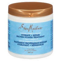 Shea Moisture - Hydrate + Repair Protein Power Treatment, Honey & Yogurt, 237 Millilitre