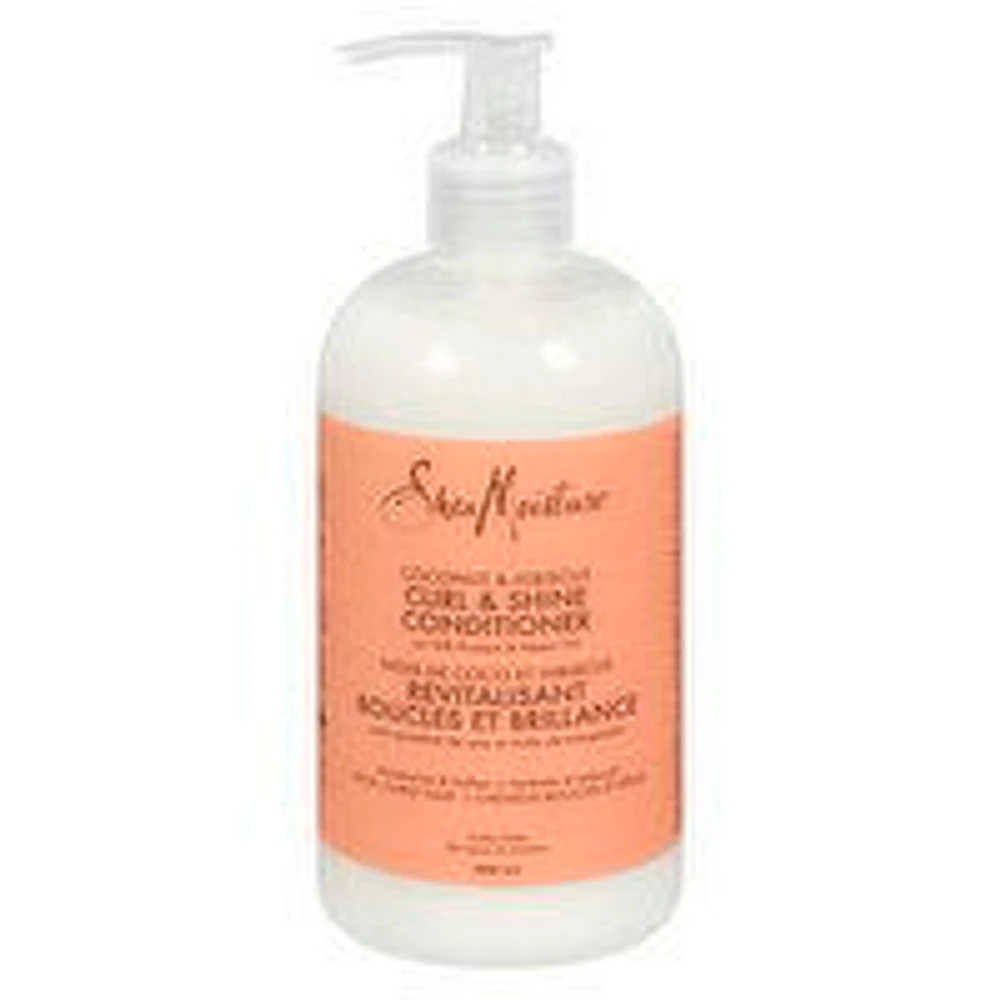 Shea Moisture - Curl & Shine Conditioner, Coconut & Hibiscus, 384 Millilitre