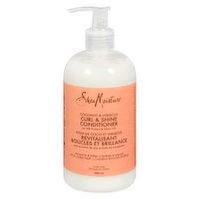 Shea Moisture - Curl & Shine Conditioner, Coconut & Hibiscus, 384 Millilitre