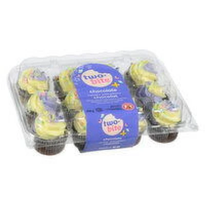 Two-Bite - Spring Chocolate Cupcakes, 12 Each