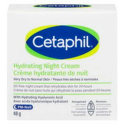 Cetaphil - Face Hydrating Night Cream - Normal To Dry Skin, 48 Gram