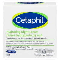 Cetaphil - Face Hydrating Night Cream - Normal To Dry Skin, 48 Gram