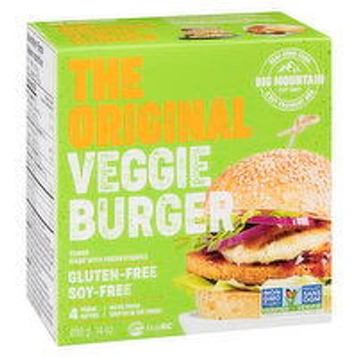 Big Mountain - The Original Veggie Burger, 4 Pack, 400 Gram