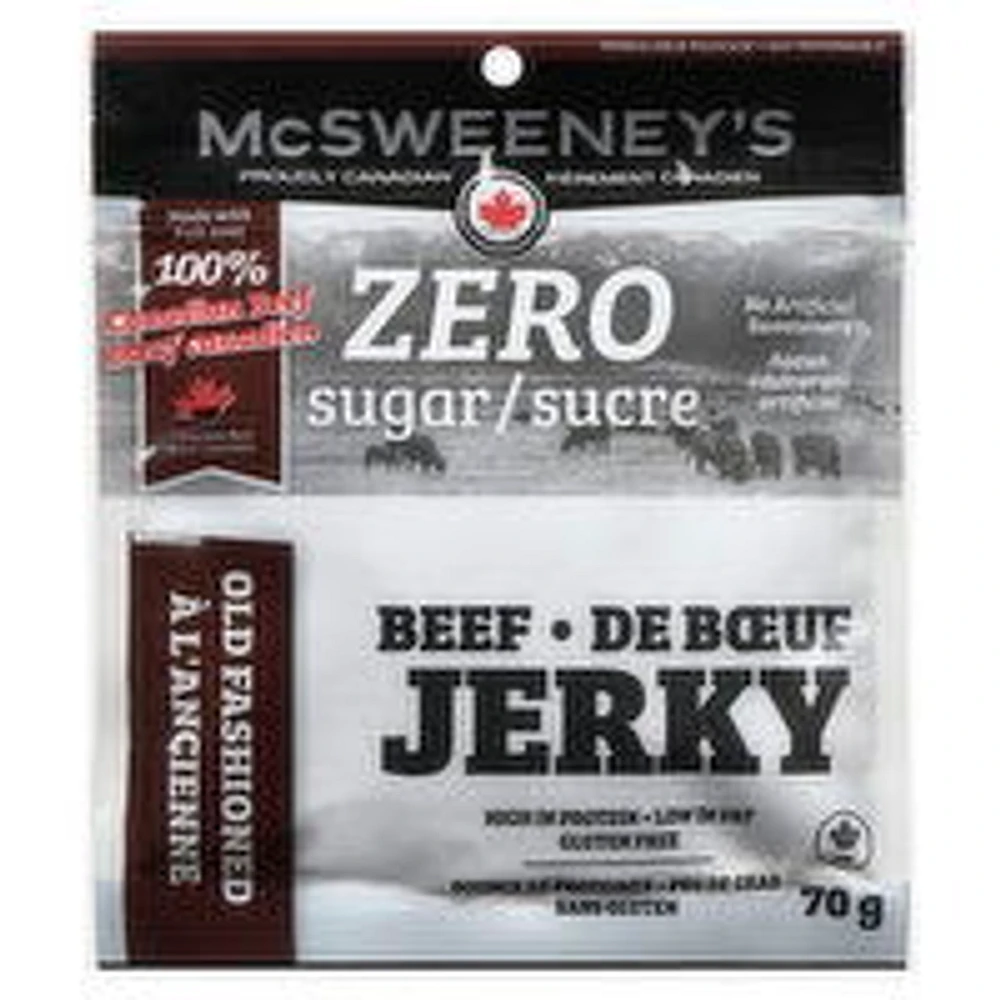 Mcsweeneys - Zero Sugar Old Fashioned Beef Jerky, 70 Gram