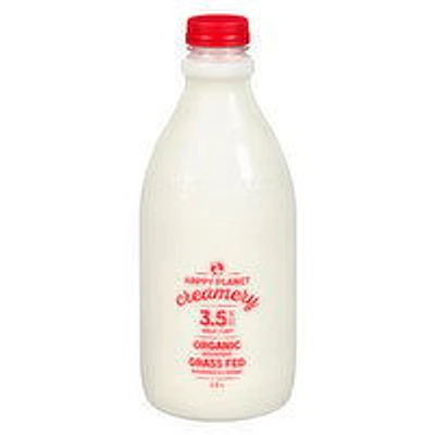 Happy Planet - Creamery Milk 3.5% M.F. Organic, 1.5 Litre