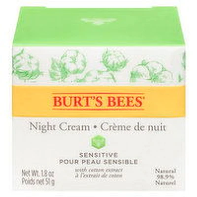 Burt's Bees - Sensitive Night Cream, 50 Gram
