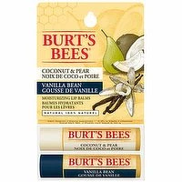 Burt's Bees - Moisturizing Lip Balm- Coconut/Pear & Vanilla Bean, 2 Each