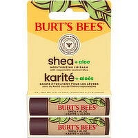 BURTS BEES - Moisturizing Lip Balm Shea + Aloe, 4.25 Gram