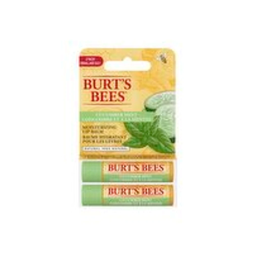 Burt's Bees - Moisturizing Lip Balm, Cucumber Mint, 2 Pack, 1 Each