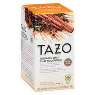 Tazo - Organic Chai Black Tea, 20 Each