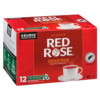 Red Rose - Orange Pekoe Tea -K-Cups, 12 Each