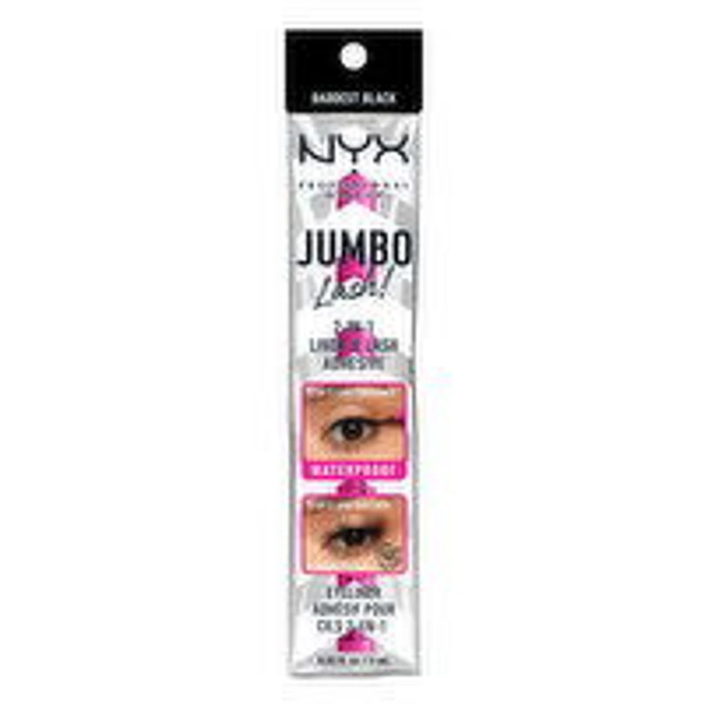 NYX - Jumbo 2in1 Line Lash Baddest Black, 1 Each