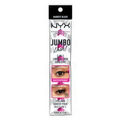NYX - Jumbo 2in1 Line Lash Baddest Black, 1 Each
