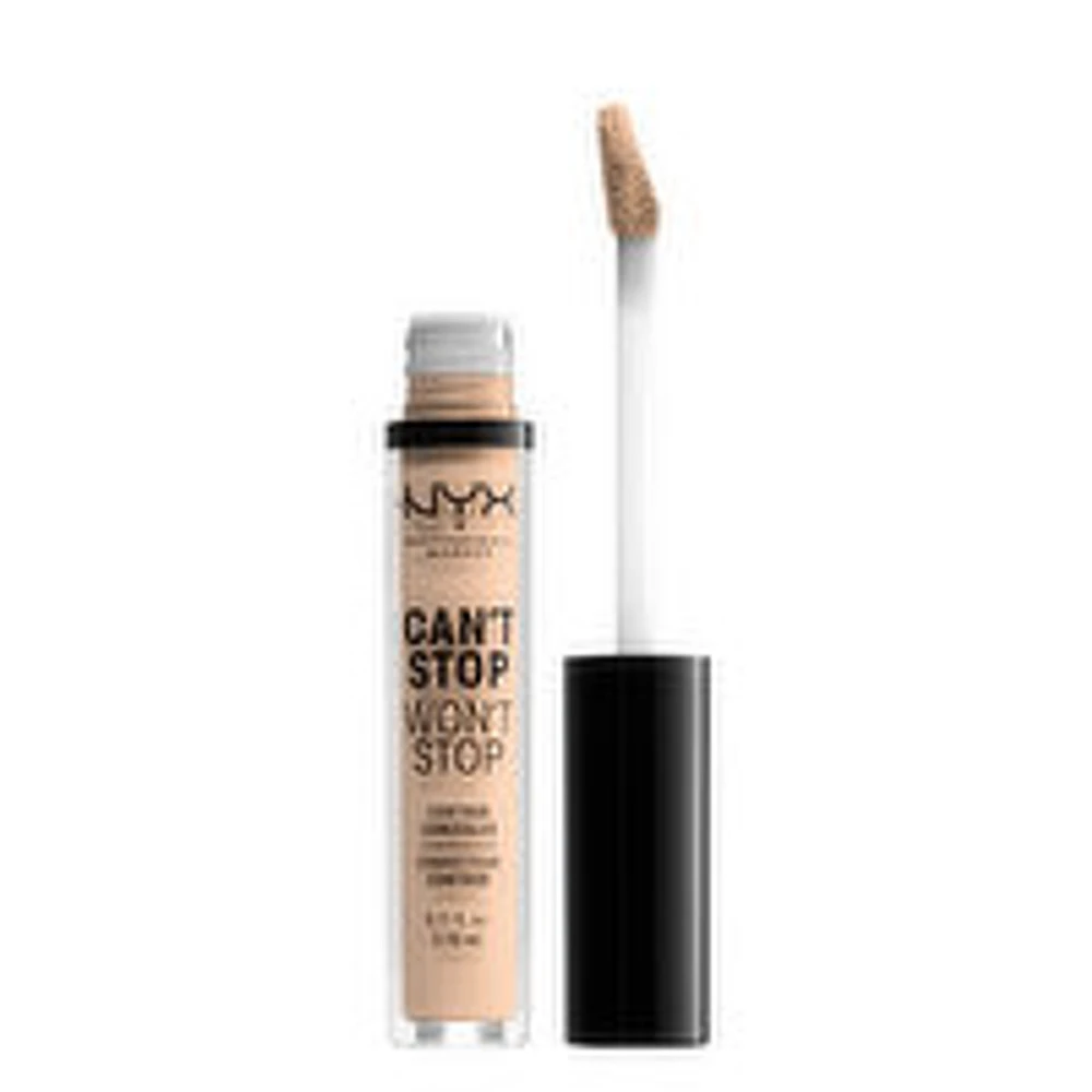 NYX - Can't Stop Won't Stop Concealer Vanilla, 3.5 Millilitre