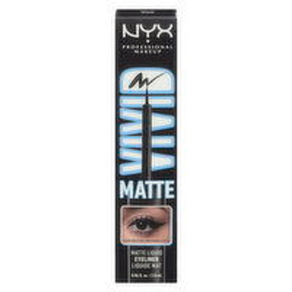 NYX - Vivid Matte Liquid Eyeliner - Black, 2 Millilitre