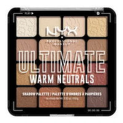 NYX - Eye Shadow Pallet, Warm Neutrals, 1 Each