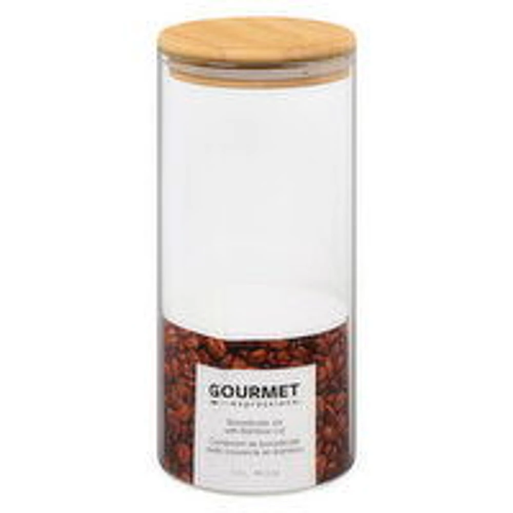Gourmet - Glass Jar With Bamboo Lid 1.4l, 1 Each