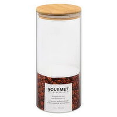 Gourmet - Glass Jar With Bamboo Lid 1.4l, 1 Each