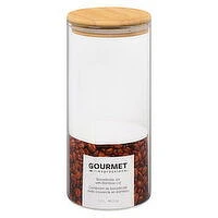 Gourmet - Glass Jar With Bamboo Lid 1.4l, 1 Each