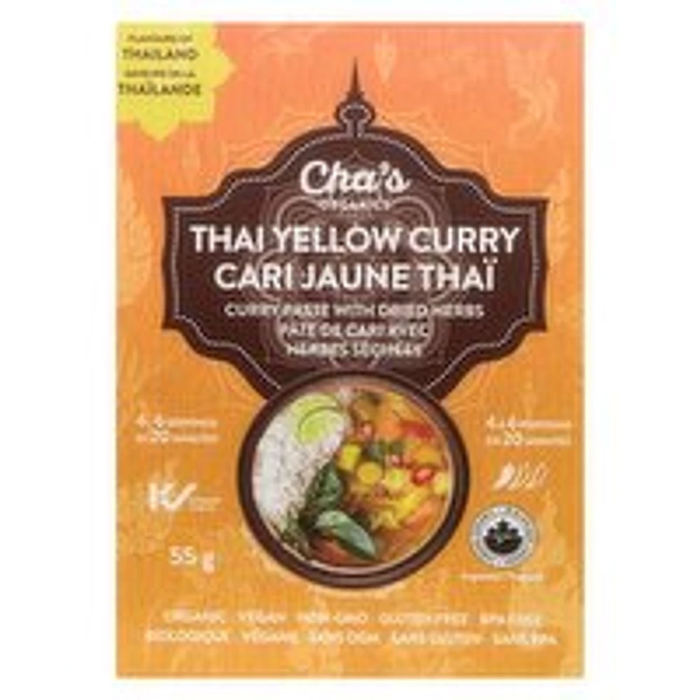 Cha's Organic - Thai Yellow Curry Paste, 55 Gram
