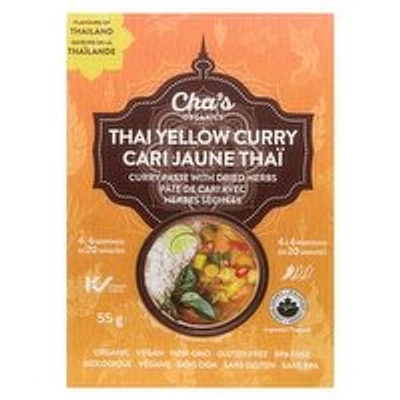 Cha's Organic - Thai Yellow Curry Paste, 55 Gram