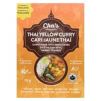 Cha's Organic - Thai Yellow Curry Paste, 55 Gram