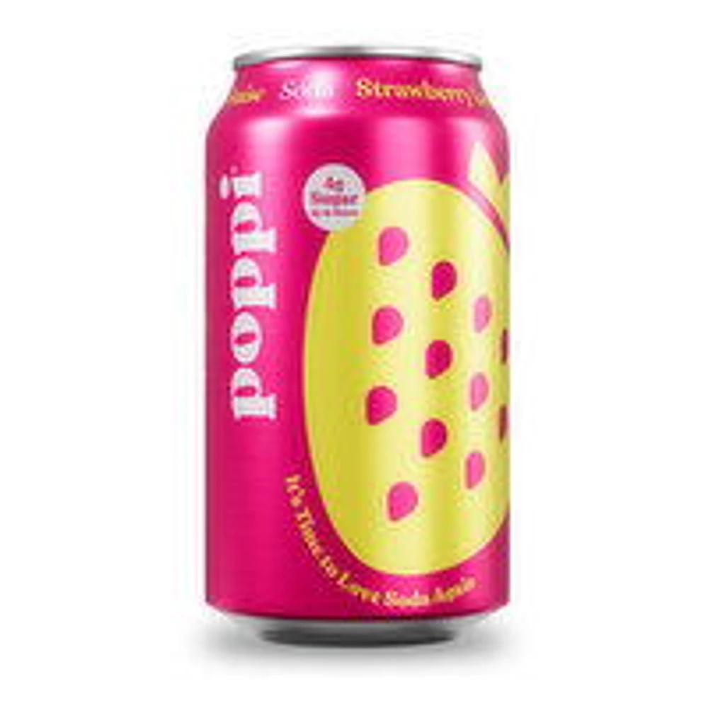 Poppi - Soda Strawberry Lemon, 355 Millilitre